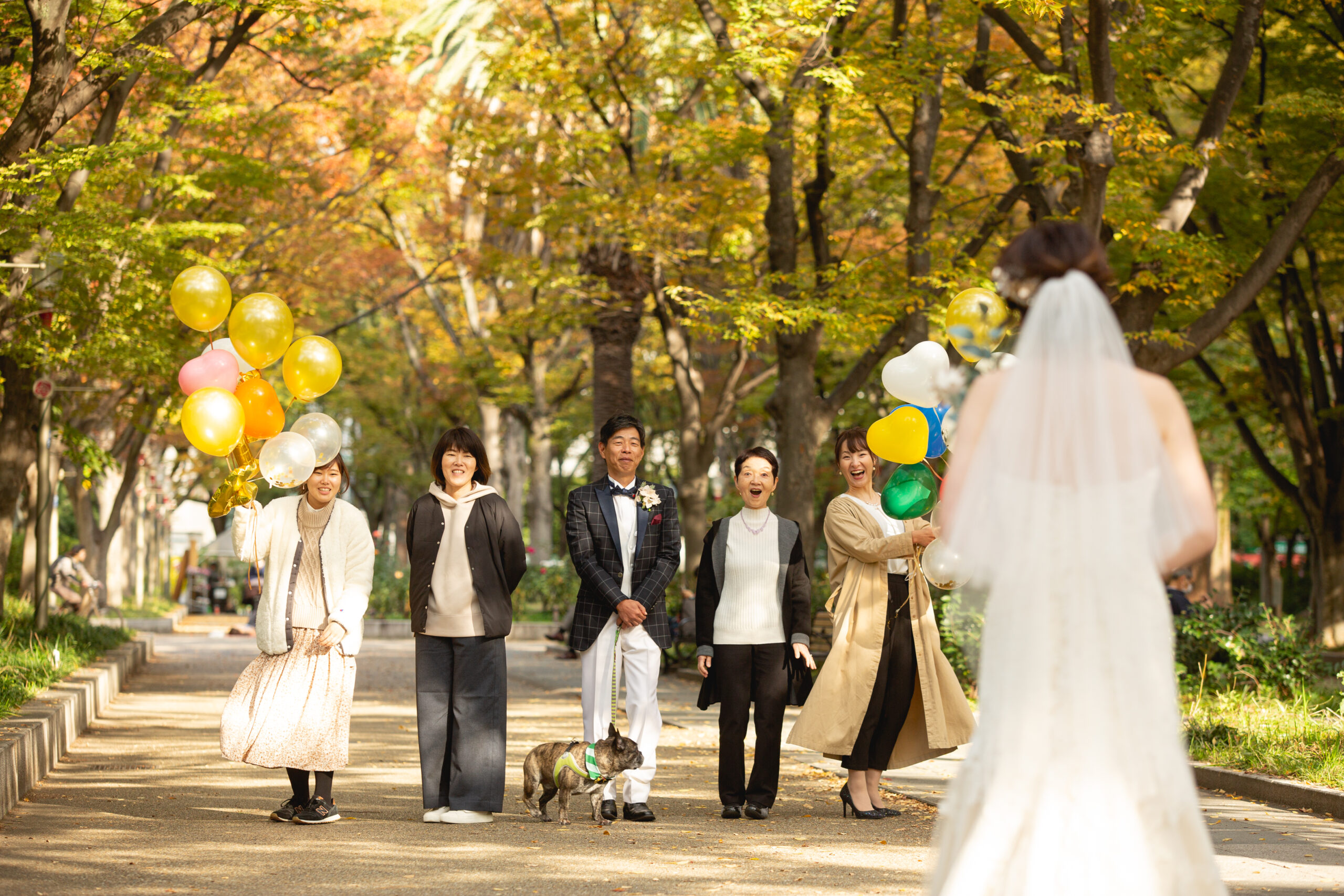 花嫁のお披露目シーン