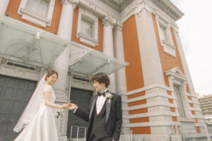 結婚写真 フォトウェディング 中央公会堂 ウェディングドレス